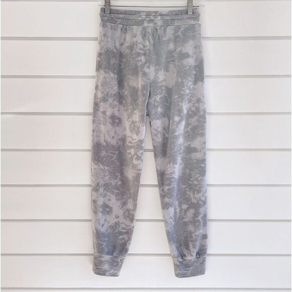 Gilli Grey and White Tie Dye Print Jogger Pants Size Small - Picture 2 of 5
